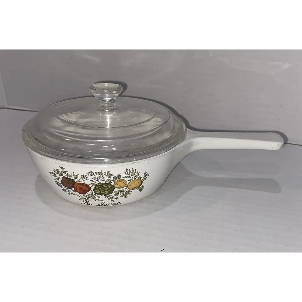 Corning Ware Spice Of Life La Sauge With Lid Small Sauce Pan